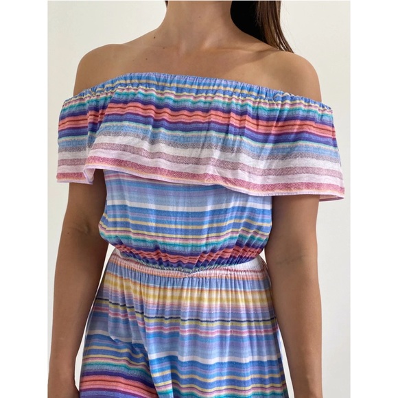 SEAFOLLY  Striped Off The Shoulder Dress Size XS 8 - Picture 3 of 6